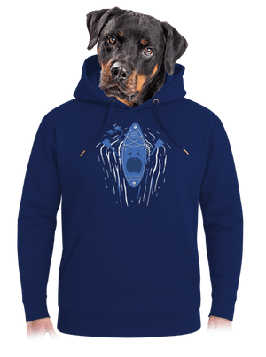 Ahhhh! unisex mikina premium Navy