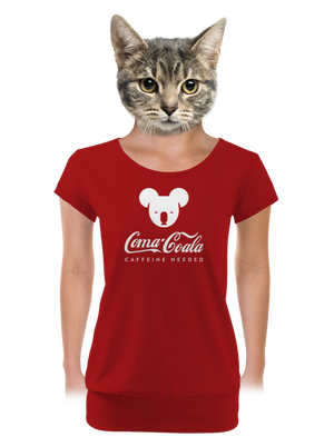 dámske tričko s lemom