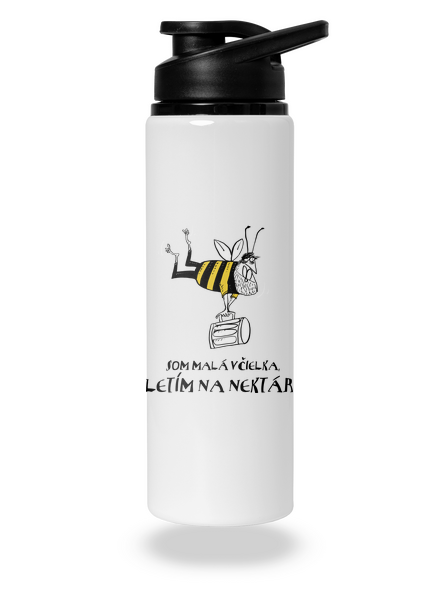 Malá včielka flaša na vodu White