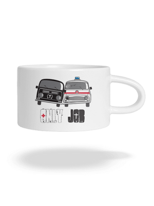 Konkurencia hrnček makronka White