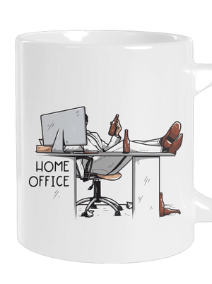 Home Office veľký hrnček White