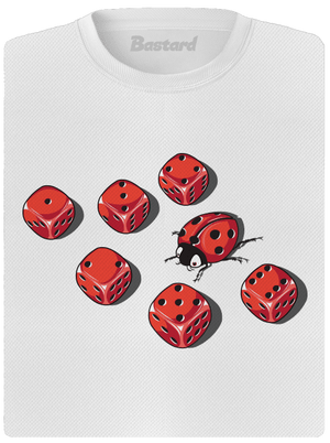 Mimikry dámske športové tričko White