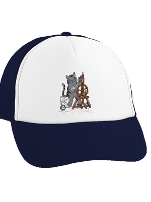 Mačka pradie šiltovka truckerka French Navy cap