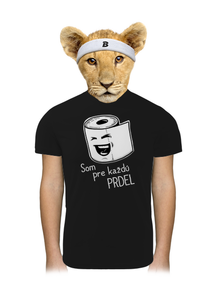 Prdel detské športové tričko Black