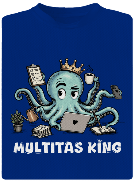 Multitas king pánske športové tričko Royal Blue Mal