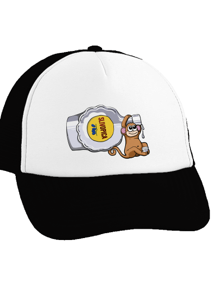 Slivopica šiltovka truckerka Black cap