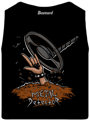 Metal detector pánske tielko Black