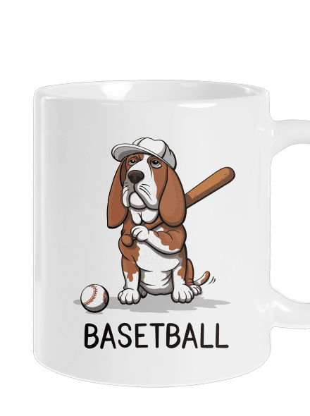 Basetball klasický hrnček White