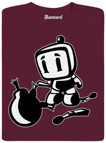 Bomberman detské tričko Burgundy