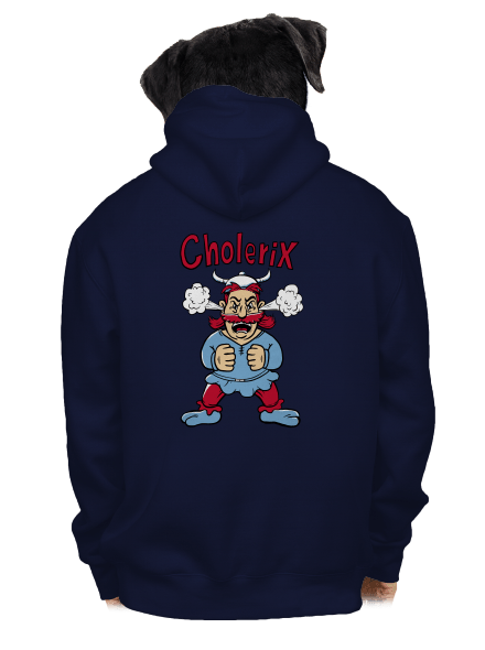 Cholerix pánska mikina na zips Navy