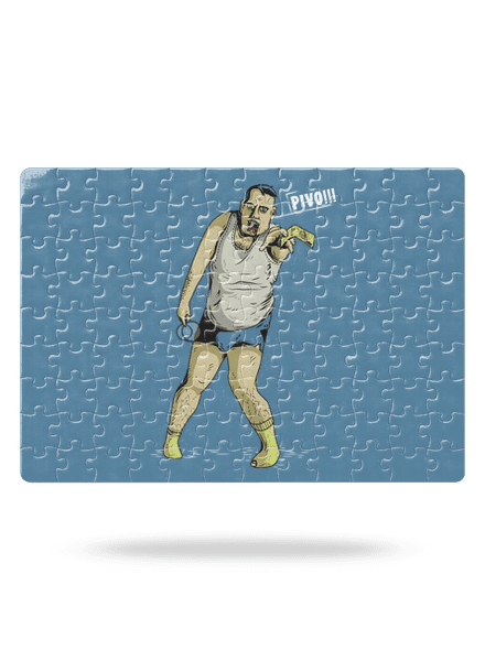 Beer zombie puzzle White
