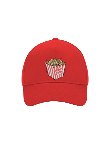 Popporn šiltovka baseballka Classic Red
