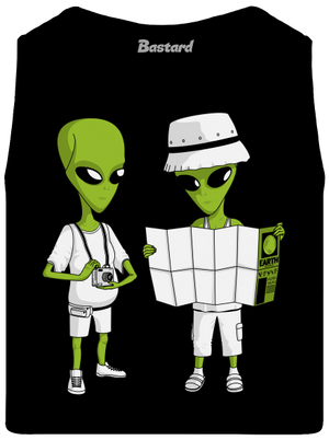 Mimozemšťania pánske tielko Black