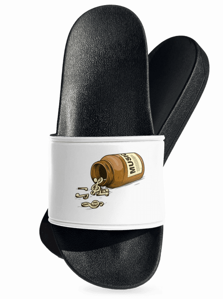 Music Pills šľapky White