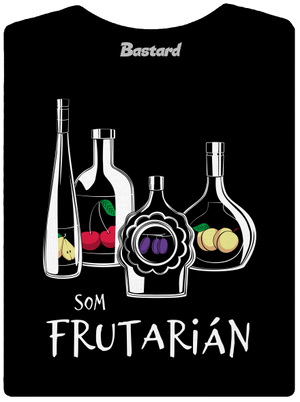 Frutarián dámske tričko prémium Black