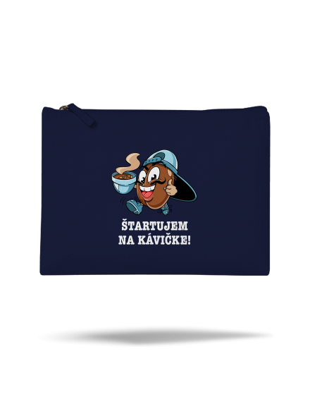 Štartujem na kávičke taštička French Navy