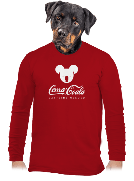 Coma Coala pánske dlhý rukáv Red