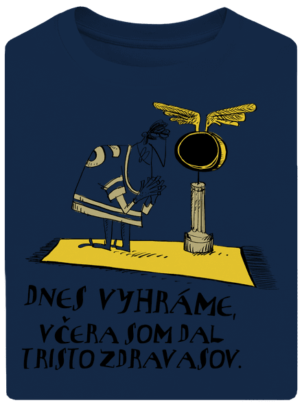 Dnes vyhráme unisex tričko oversized Midnight Blue
