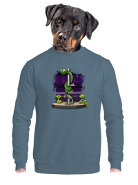 unisex mikina bez kapucne