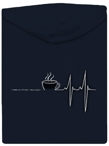 Coffee help dámska mikina na zips Navy Mal