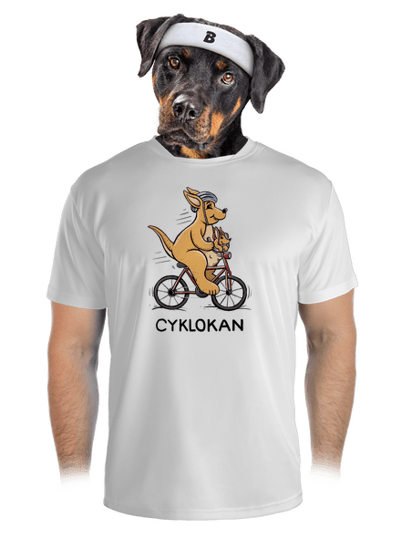 Cyklokan pánske športové tričko White