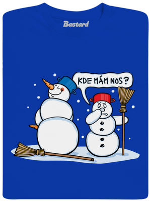 Kde mám nos? pánske tričko Royal Blue