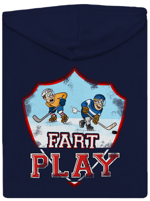 Fart Play pánska mikina na zips Navy