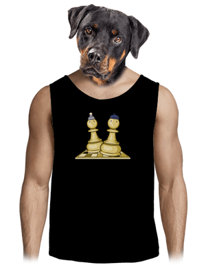 Šach a Mat pánske tielko Black