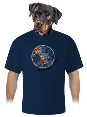 Cyklistický horoskop: Kozorožec unisex tričko oversized Midnight Blue