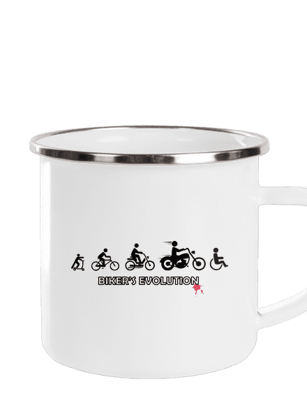 Biker’s Evolution plecháčik White