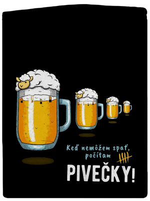 Pivečka dámska mikina na zips Black