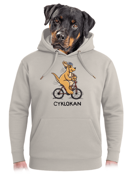 Cyklokan unisex mikina premium Pastel Macchiato