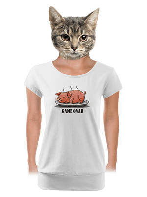 dámske tričko s lemom