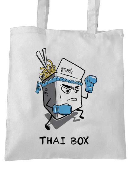 Thai box taška White