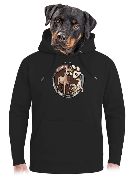 Psí horoskop: Kozorožec unisex mikina premium Dark Black