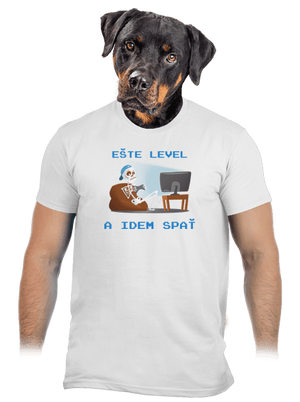 Ešte level pánske tričko White