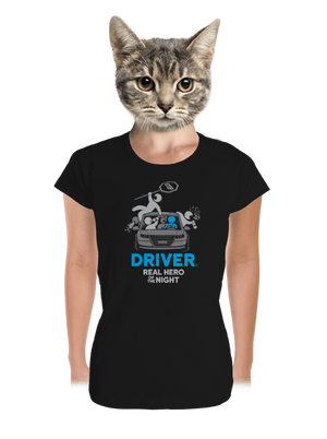 Driver dámske tričko prémium Black