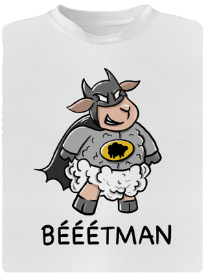 Bééétman pánske športové tričko White