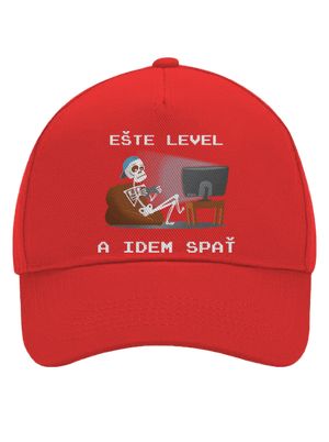 Ešte level šiltovka baseballka Classic Red