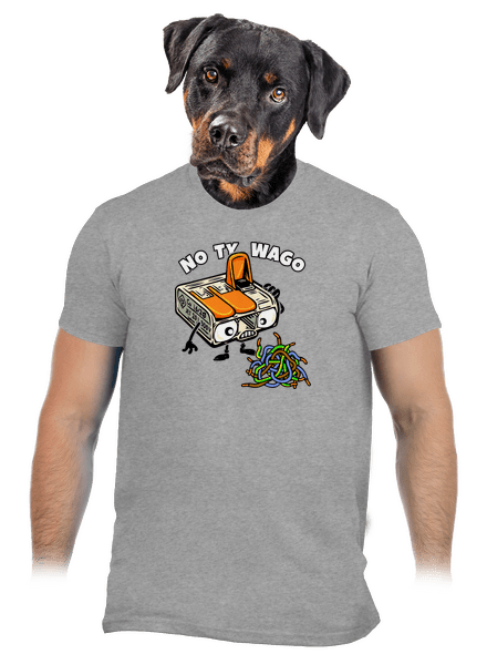 Wago svorka pánske tričko Sport Grey