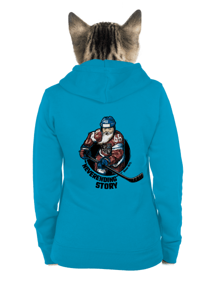 Jarda Forever dámska mikina na zips Blue Atol
