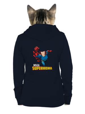 dámska mikina na zips
