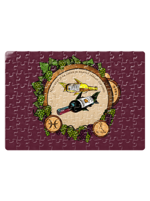 Vínny horoskop: Ryba puzzle White