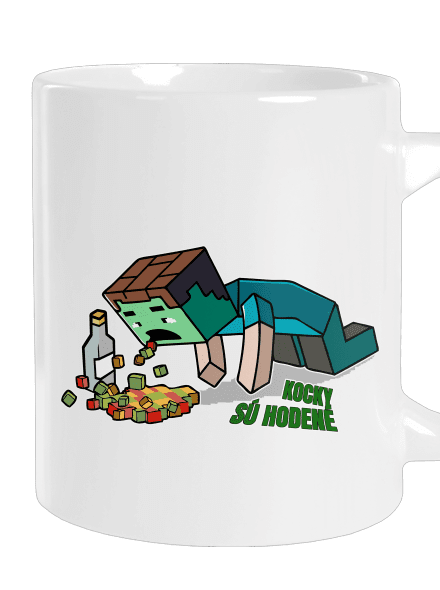 Kocky sú hodené veľký hrnček White
