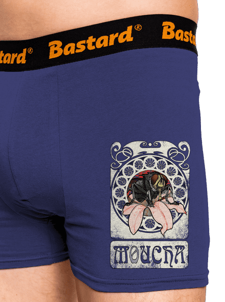 Mucha boxerky Blue Navy