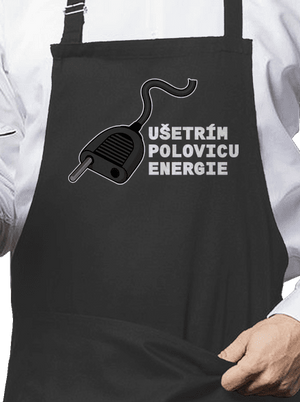 Ušetrím polovicu zástera Dark Grey