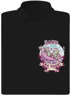 Žaby na vode pánska polokošeľa Black