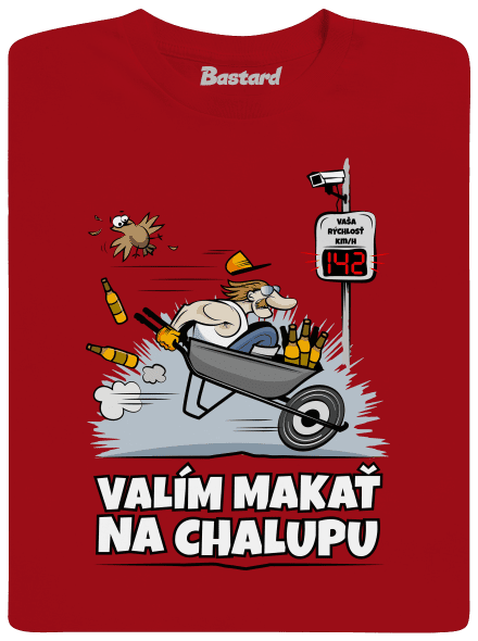 Valím na chalupu detské tričko Red