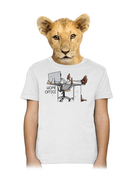 Home Office detské tričko White