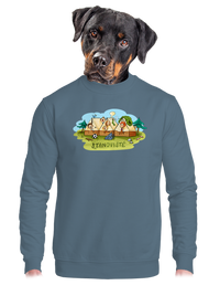 unisex mikina bez kapucne